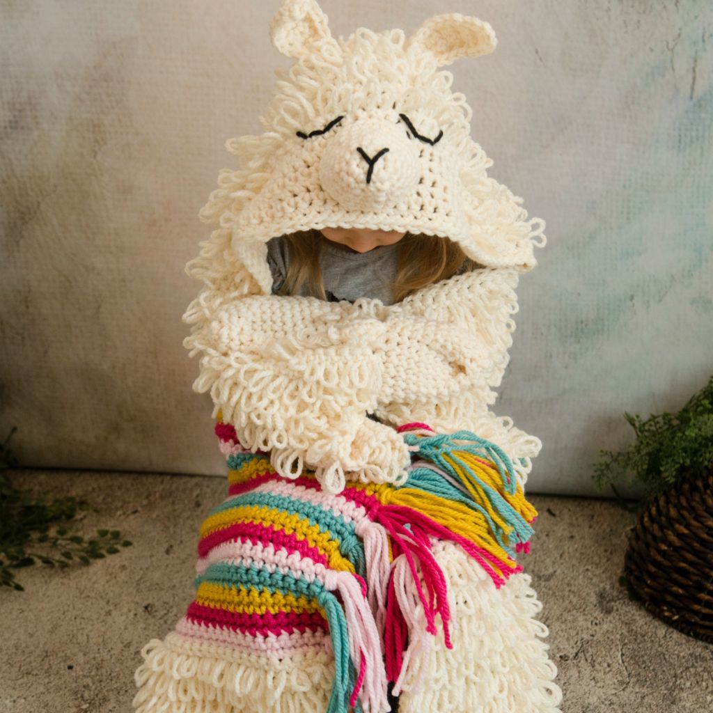 Alpaca My Llama Blanket Crochet pattern Ribblr